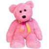 TY Beanie Buddy - SHERBET the Bear (Pink Version) (13.5 inch) (Mint)