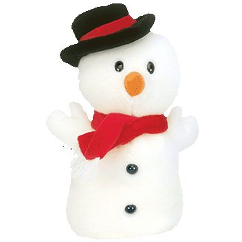 TY Beanie Buddy - SNOWBALL the Snowman (11 inch) (Mint ...