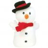TY Beanie Buddy - SNOWBALL the Snowman (11 inch) (Mint)