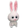 TY Beanie Buddy - SNOWBALL the Rabbit (Secret Life of Pets) (Mint)