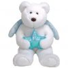 TY Beanie Buddy - STAR the Bear (Blue Star) (14 inch) (Mint)