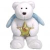 TY Beanie Buddy - STAR the Bear (Gold Star) (14 inch) (Mint)