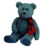 TY Beanie Buddy - WALLACE the Bear (13.5 inch) (Mint)