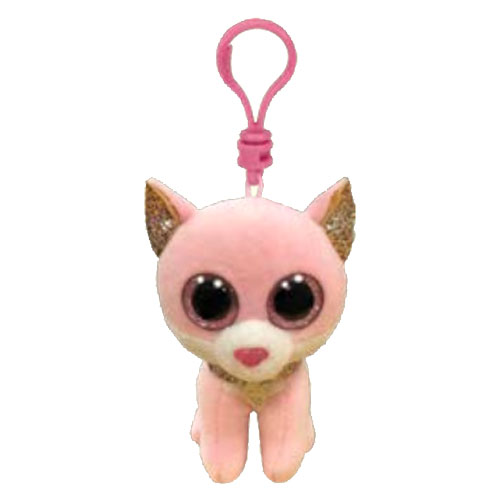 beanie boo cat keychain