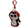 TY Beanie Boos - GALE the Penguin (2019) (Plastic Key Clip - 3.5 inch) (Mint)