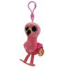 TY Beanie Boos - GILDA the Flamingo (Plastic Key Clip) (Mint)