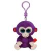 TY Beanie Boos - GRAPES the Monkey (Plastic Key Clip)