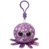 TY Beanie Boos - LEGS the Purple Octopus (Plastic Key Clip - 3 inch) (Mint)