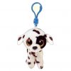 TY Beanie Boos - LUTHER the Spotted Dog (Key Clip - 3 inch) (Mint)