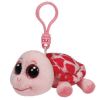 TY Beanie Boos - MYRTLE the Pink Turtle (Plastic Key Clip - 3 inch) (Mint)