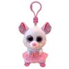 TY Beanie Boos - NINA the Mouse (Glitter Eyes)(Key Clip - 3 inch) (Mint)