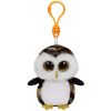 TY Beanie Boos - OWLIVER the Camo Owl (Plastic Key Clip) (Mint)