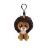 TY Beanie Boos - RAMSEY the UniLion (Glitter Eyes) (Plastic Key Clip - 3 inch)  (Mint)