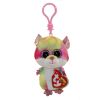 TY Beanie Boos - RODNEY the Hamster  (Plastic Key Clip - 3 inch) (Mint)