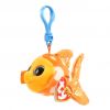 TY Beanie Boos - SAMI the Orange Fish (Plastic Key Clip) (Mint)