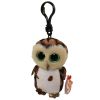 TY Beanie Boos - SAMMY the Owl (Plastic Key Clip) (Mint)