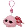 TY Beanie Boos - SHELLBY the Pink Turtle (Plastic Key Clip - 3 inch) (Mint)