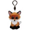 TY Beanie Boos - SLICK the Brown Fox (Plastic Key Clip)