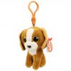 TY Beanie Boos - TALA the Brown Dog (Plastic Key Clip) (Mint)