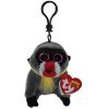 TY Beanie Boos - WASABI the Baboon (Plastic Key Clip - 3 inch) (Mint)