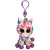 TY Beanie Boos - WISHFUL the Dotted Unicorn (Plastic Key Clip - 3 inch) (Mint)