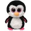 TY Beanie Boos - PADDLES the Penguin (Regular Size - 6 inch) (Mint)