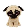 TY Beanie Boos - PUGSLY the Pug (Regular Size - 6 inch) (Mint)