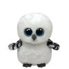 TY Beanie Boos - SPELLS the White Owl (Glitter Eyes - 6 inch) (Mint)