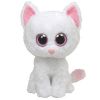 TY Beanie Boos - CASHMERE the White Cat (Medium - 9 inch)  (Mint)