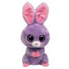 TY Beanie Boos - PETUNIA the Purple Bunny (Medium Size - 9 inch) (Mint)