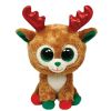 TY Beanie Boos - ALPINE the Reindeer (Red & Green Feet - 2013 Version) (6 Inch) (Mint)