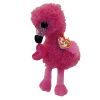 TY Beanie Boos - DAINTY the Flamingo with Heart (Glitter Eyes) (Regular Size - 6 inch) (Mint)