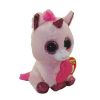 TY Beanie Boos - DARLING the Unicorn with Heart (Glitter Eyes) (Regular Size - 6 inch) (Mint)