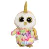 TY Beanie Boos - ENCHANTED the UniOwl (Regular Size - 6 inch) (Mint)