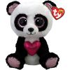 TY Beanie Boos - ESME the Valentine's Panda Bear (Regular Size - 6 inch) (Mint)