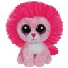 TY Beanie Boos - FLUFFY the Pink Lion (Regular Size - 6 inch - Mint)