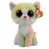 TY Beanie Boos - FLUFFY the Pastel Cat (Glitter Eyes)(Regular Size - 6 inch) (Mint)