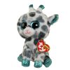 TY Beanie Boos - GIA the Blue Giraffe (Glitter Eyes) (Regular Size - 6 inch) (Mint)