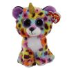 TY Beanie Boos - GISELLE the Rainbow UniLeopard (Regular Size - 6 inch) (Mint)