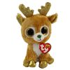 TY Beanie Boos - GLITZY the Reindeer (Regular Size - 6 inch) (Mint)