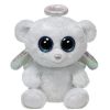 TY Beanie Boos - HALO the White Angel Bear (Regular Size - 6 inch) (Mint)