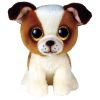 TY Beanie Boos - HUGO the Brown & White Dog (Regular Size - 6 inch) (Mint)