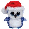 TY Beanie Boos - ICICLES the Blue Owl (Regular Size - 6 inch) (Mint)