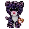 TY Beanie Boos - JEWEL the Purple Leopard (Regular Size - 6 inch) (Mint)