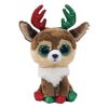 TY Beanie Boos - KINLEY the Christmas Reindeer (Regular Size - 6 inch) (Mint)