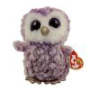 TY Beanie Boos - MOONLIGHT the Purple Owl (Glitter Eyes) (Regular Size - 6 inch) (Mint)