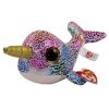 TY Beanie Boos - NOVA the Narwhal (Regular Size - 6 inch) (Mint)