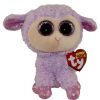 TY Beanie Boos - ORCHID the Purple Lamb (Regular Size - 6 inch) (Mint)