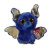 TY Beanie Boos - OZZY the Blue Bat (Glitter Eyes) (Regular Size - 6 inch) (Mint)