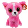 TY Beanie Boos - PASHUN the Pink Dog (Regular Size - 6 inch) (Mint)